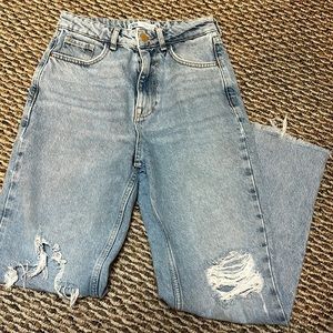 zara mom jeans